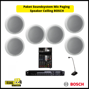 Paket PA System Mic Paging Speaker BOSCH - 6 Speaker